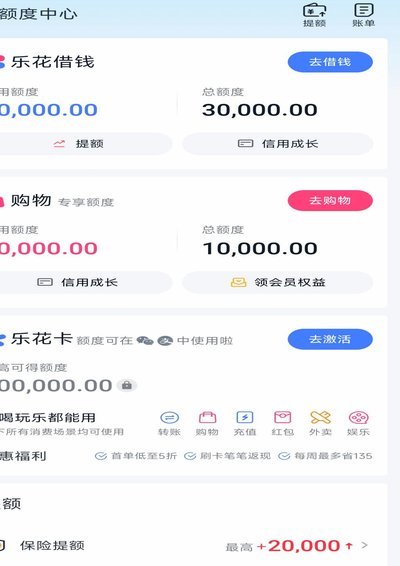 分期乐额度太低了怎么提额度