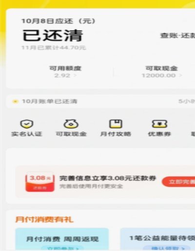 美团月付取现金不见了